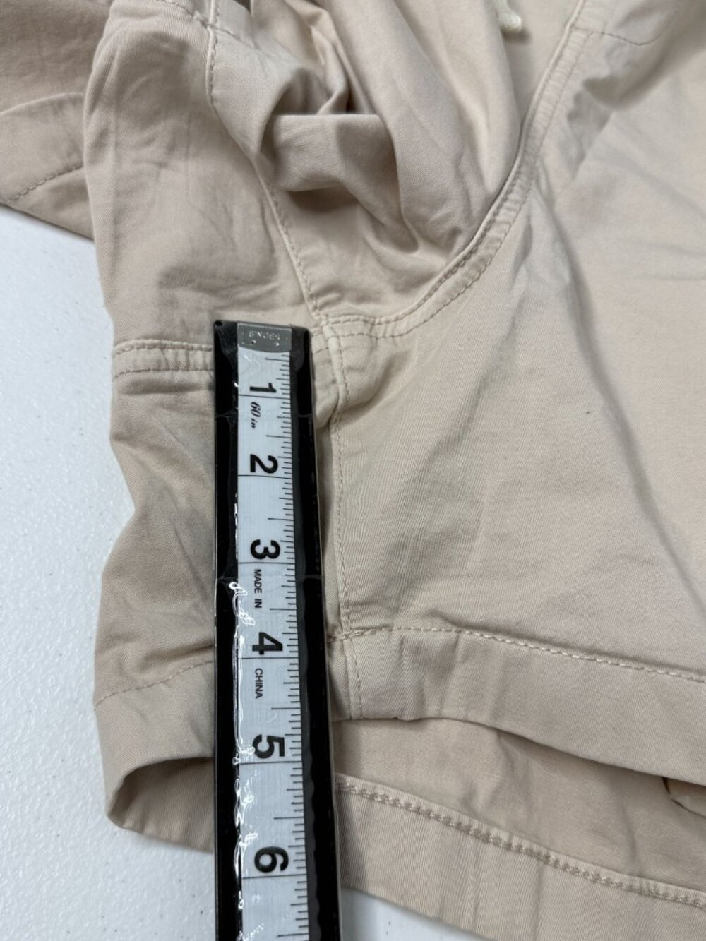 NWT Torrid Weekend Shorts Size 3 Beige Mid Rise Drawstring Plus Size - Picture 6 of 10